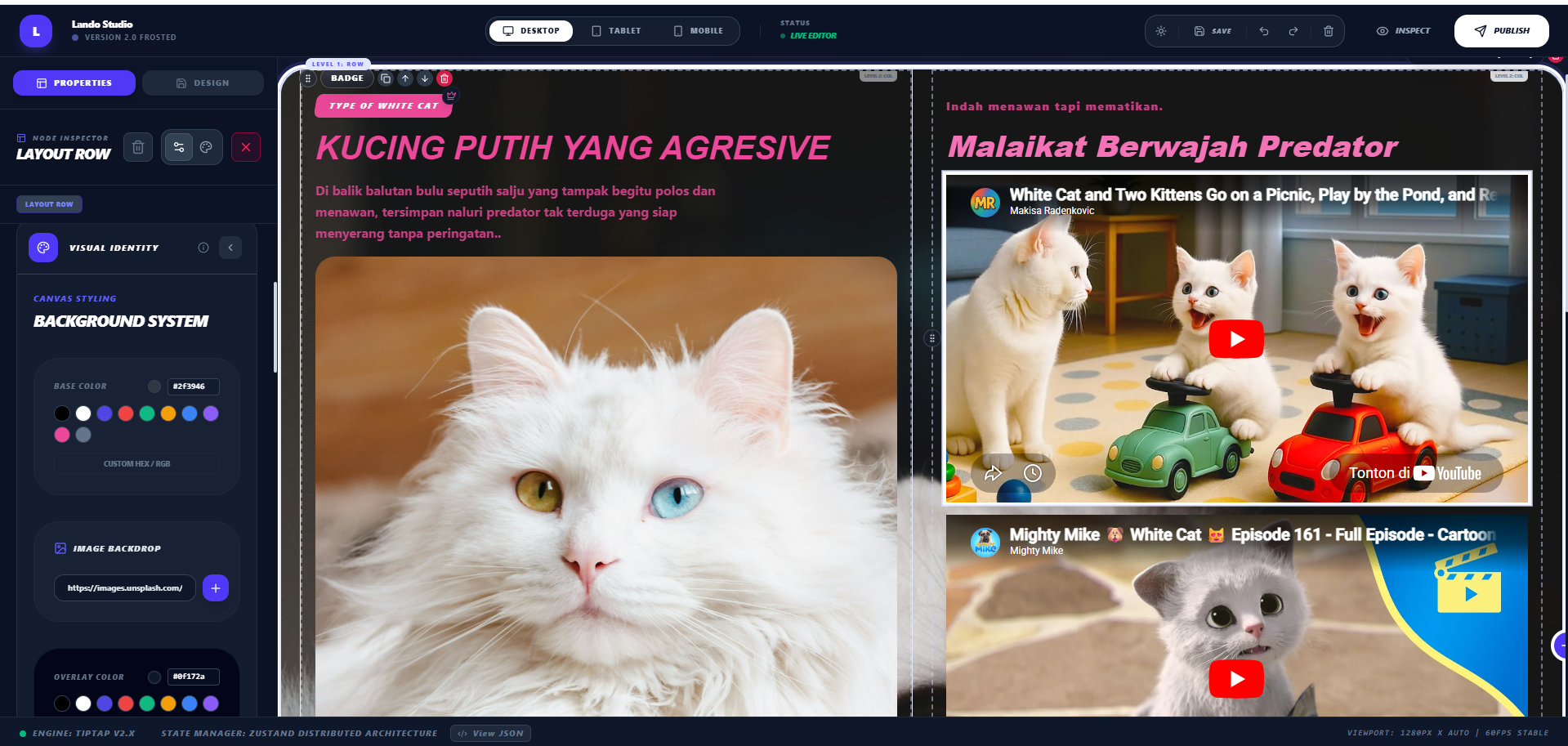 Drag & Drop Web Builder